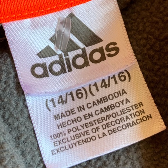 Adidas Hoodie Fleece-Lined Embroidered Neon Logo - Picture 3 of 6